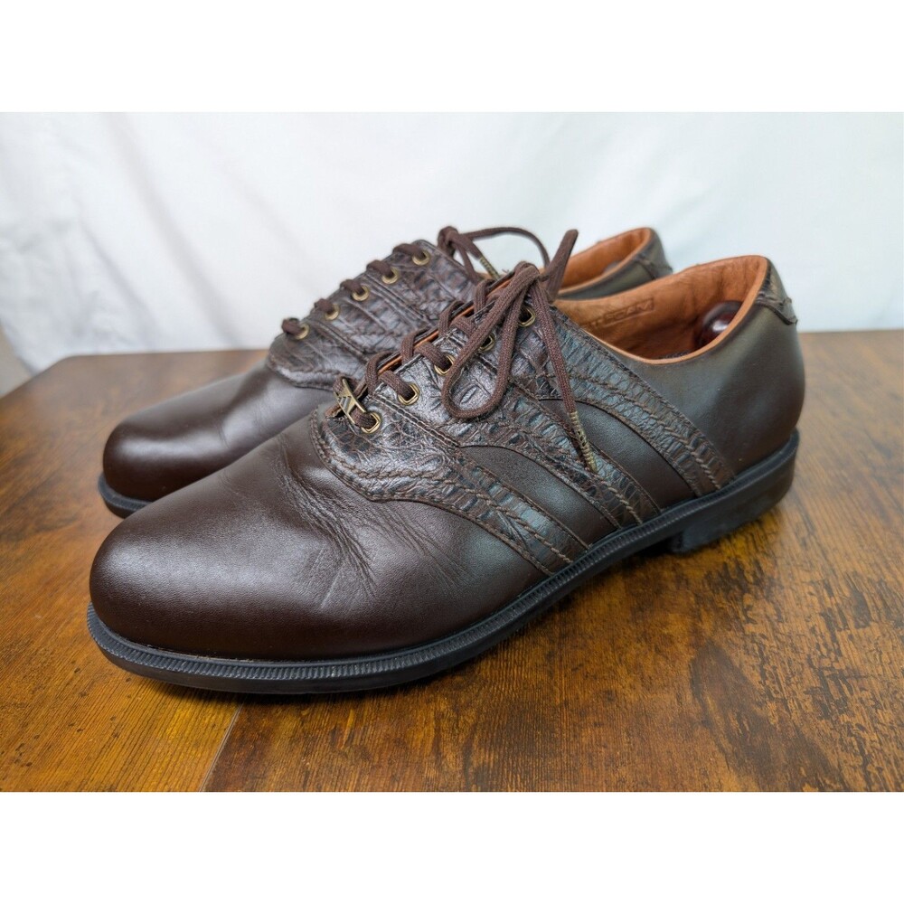 Adidas Adiprene Traxion Golf Shoes Men’s 11.5 Brown Cleats Classic Adidas